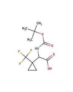 Astatech N-BOC-2-(1-TRIFLUOROMETHYLCYCLOPROPYL)-DL-GLYCINE; 1G; Purity 97%; MDL-MFCD11053529